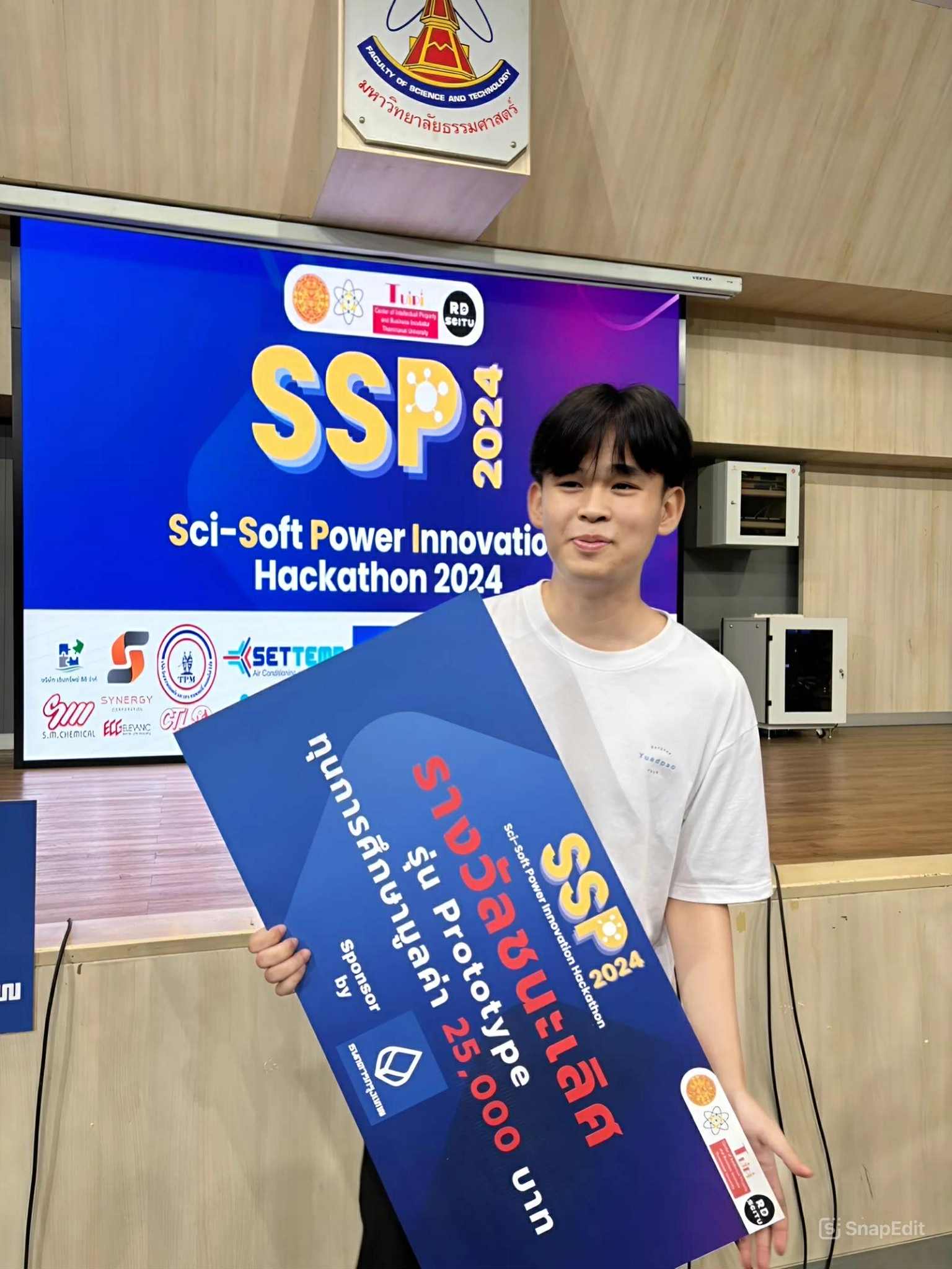 Winner, of SSPI Hackathon 2024 Prototype Competition by Science Thammasat