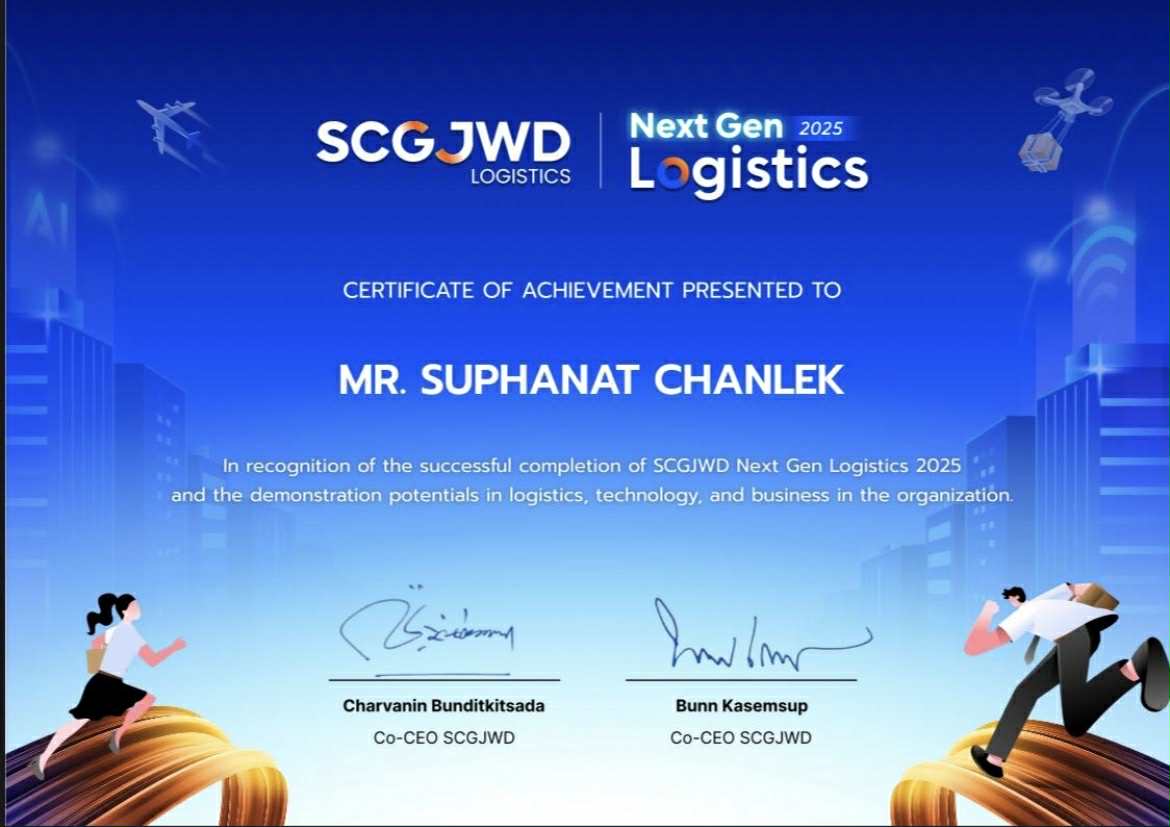 Finalist, SCGJWD Next Gen Logistics 2025 Hackathon (Bootcamp and Hackathon)